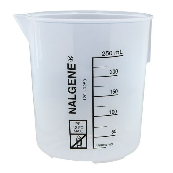Nalgene Griffin Beaker, Low Form, Polypropylene, 250 Ml