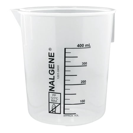 Nalgene Griffin Beaker, Low Form, Polypropylene, 400 Ml