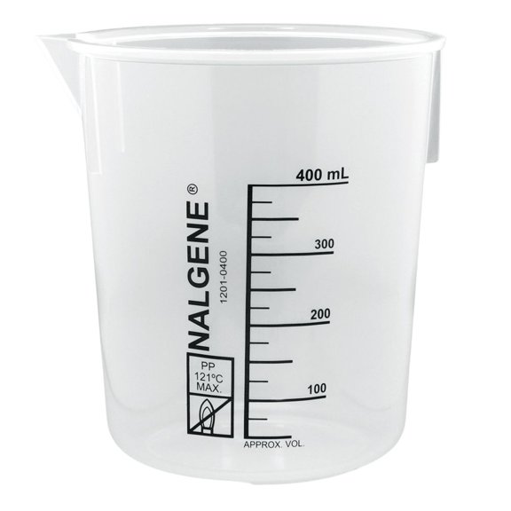 Nalgene Griffin Beaker, Low Form, Polypropylene, 400 Ml
