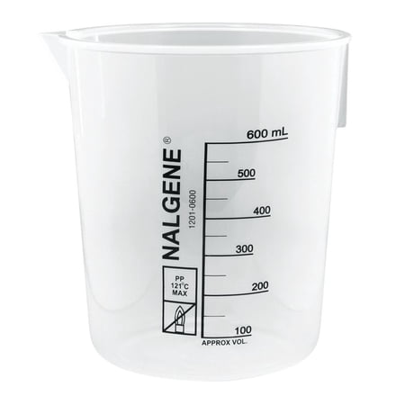 Nalgene Griffin Beaker, Low Form, Polypropylene, 600 Ml