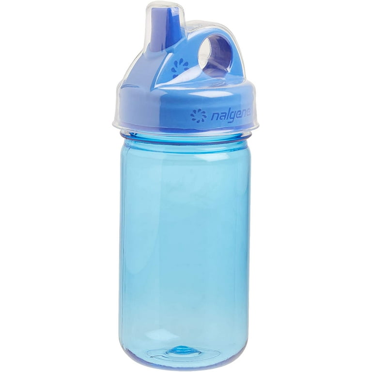 Nalgene Boys Grip-N-Gulp Blue Airplane Clouds Water Bottle Leak Proof Sippy  Cup