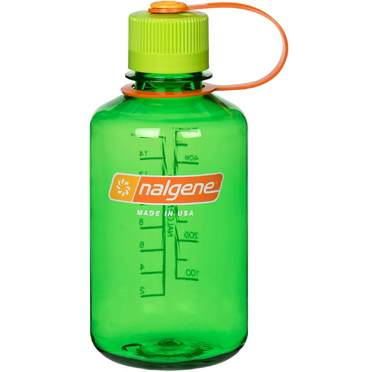 Nalgene 16 oz Narrow Mouth BpA Free Plastic Water Bottle - Gray