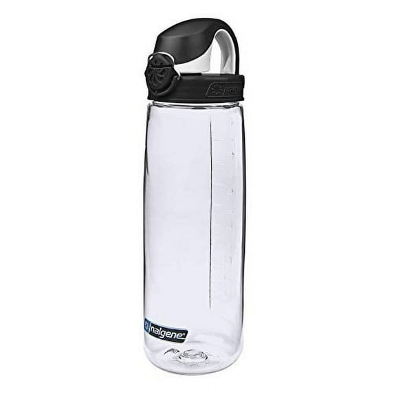 Nalgene Sustain 24 oz. Tritan On the Fly Water Bottle - Clear/Black