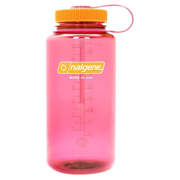 Nalgene Sustain 32 oz. Wide Mouth Water Bottle - Flamingo Pink