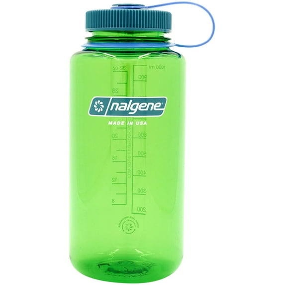 Nalgene Sustain 32 oz. Wide Mouth Water Bottle - Parrot Green