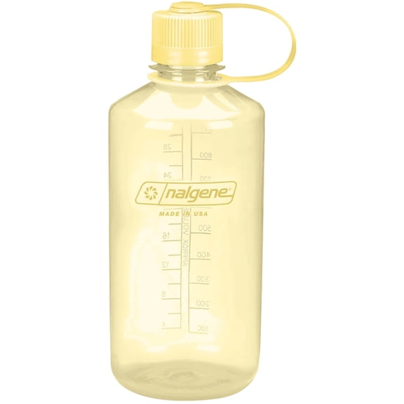 Nalgene Sustain Narrow Mouth BPA Free Butter Plastic Water Bottle