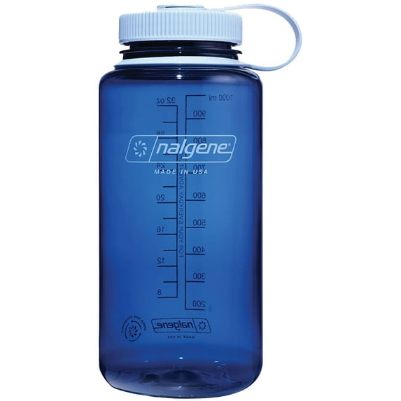Nalgene Sustain 32 oz. Wide Mouth Water Bottle - Indigo