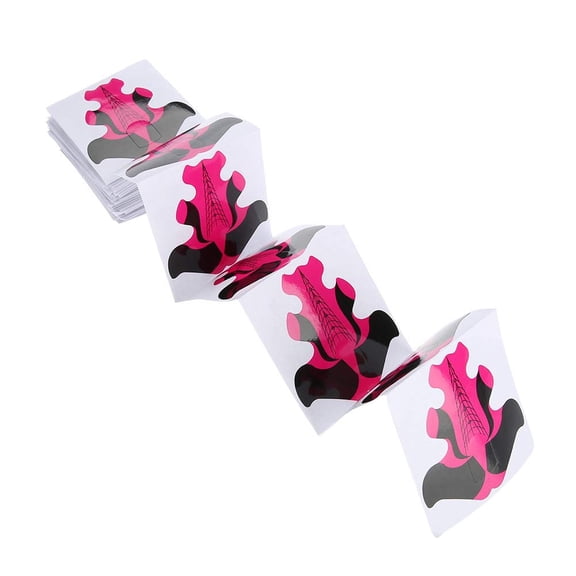 Nali Forms, 100Pcs Sculpting Nail Forms for Nail Extension UV Builder Paper Tray Nail Art Accessories