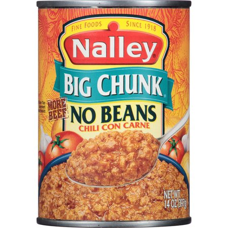 Nalley, Big Chunk, No Beans Chili Con Carne