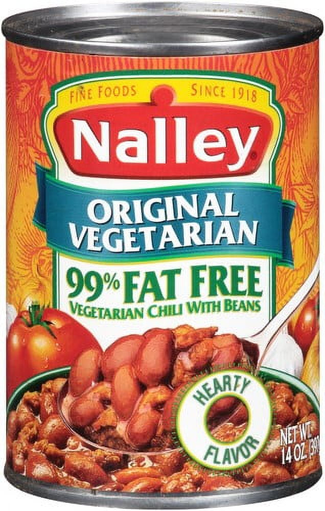 Nalley Original 99% Fat Free Vegetarian Chili with Beans (Pack of 3 ...