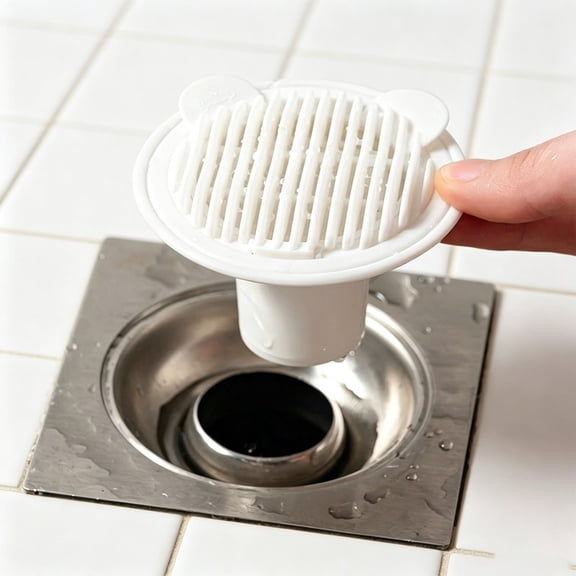 Nallwabiu Anti-Odor Floor Drain Cover, Drain Filter Strainer, Anti-Clog Sewer Guard for Bathroom & Household Use