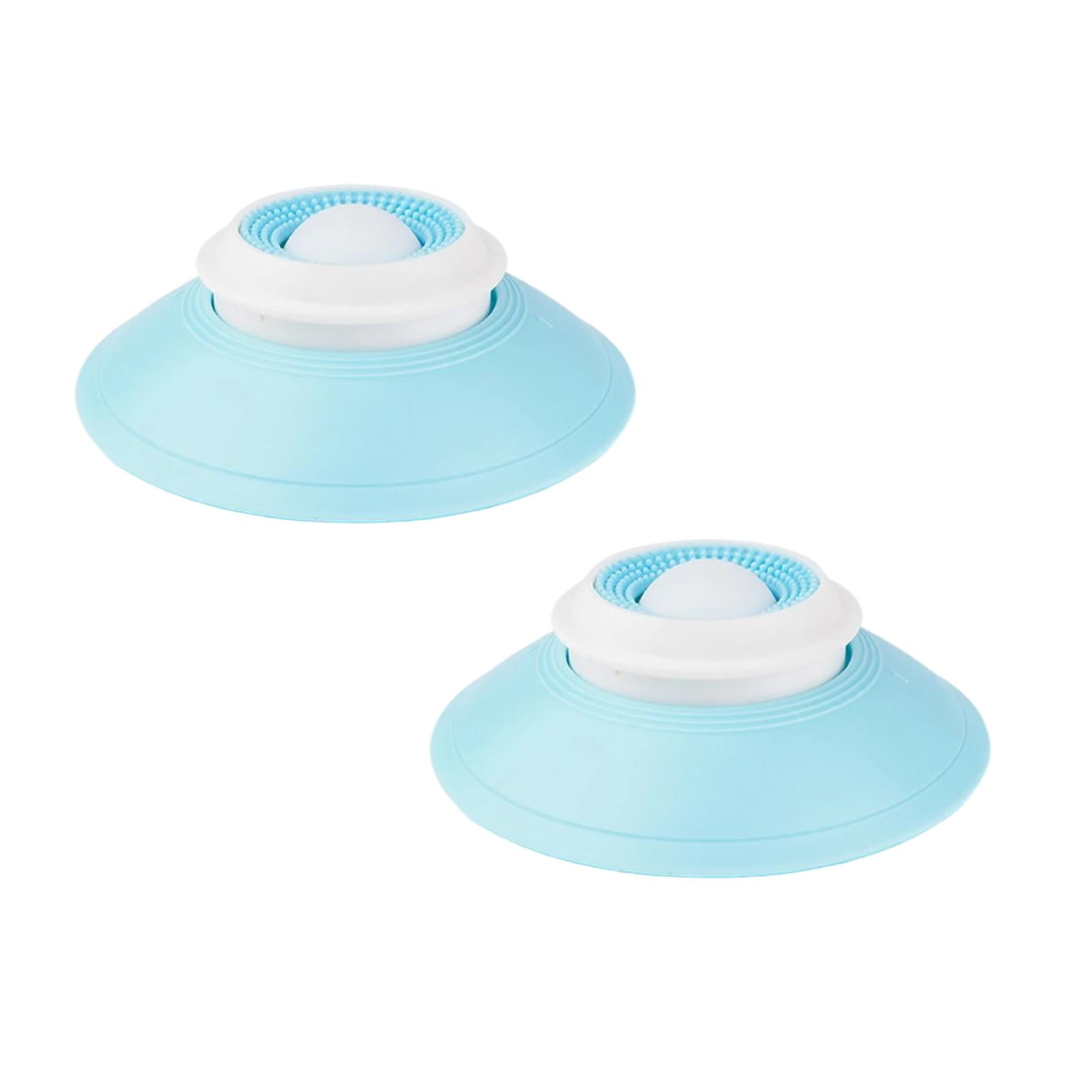 Nallwabiu Dog Lick Sphere Ball, Slow Feeder Licky Bowl for Dogs, 2-Pack Lick Sphere Toys for Anxiety Relief, Healthy Diet Food Container for Dogs and Cats, White (2PC)