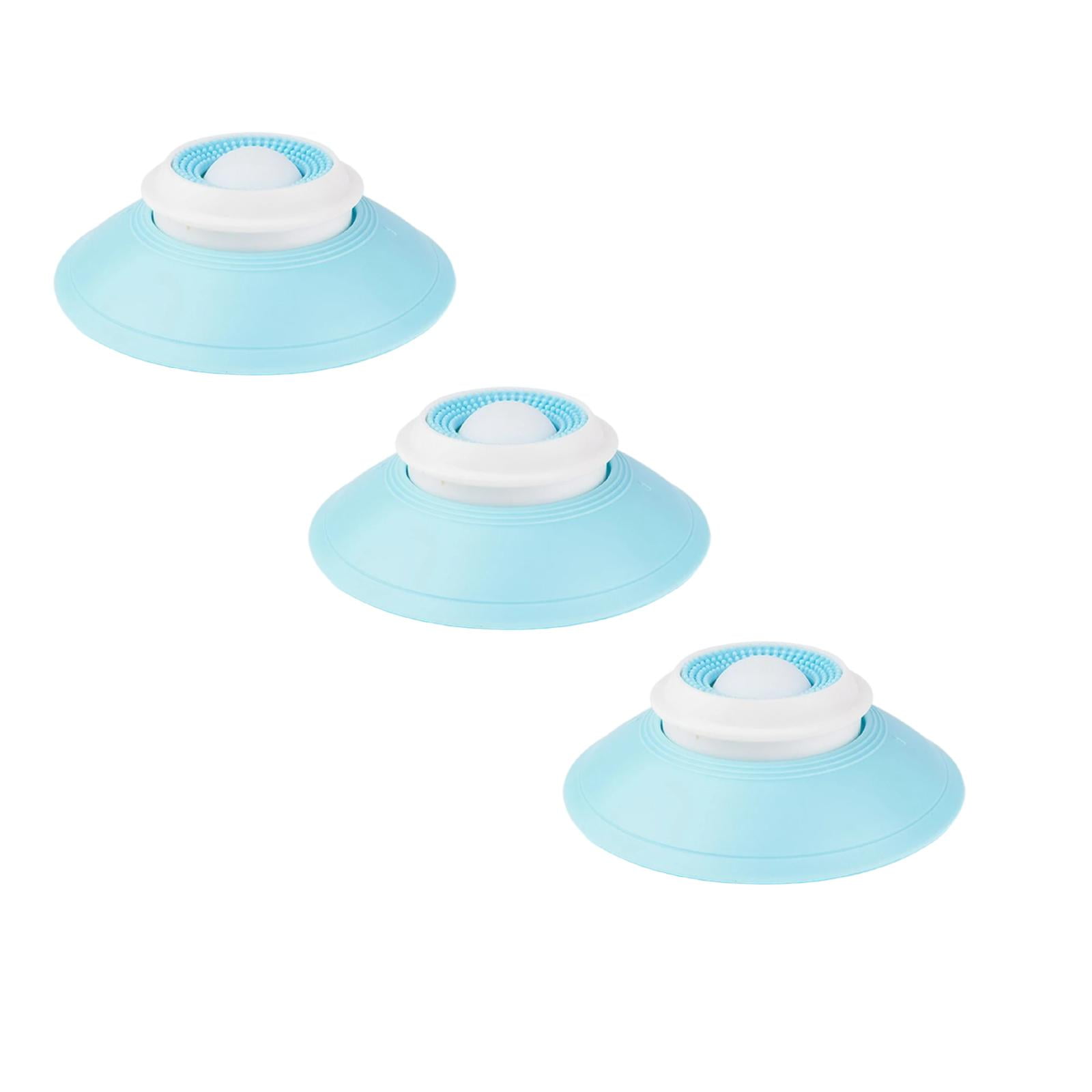 Nallwabiu Dog Lick Sphere Ball, Slow Feeder Licky Bowl for Dogs, 3-Pack Lick Sphere Toys for Anxiety Relief, Healthy Diet Food Container for Dogs and Cats, White (3PC)