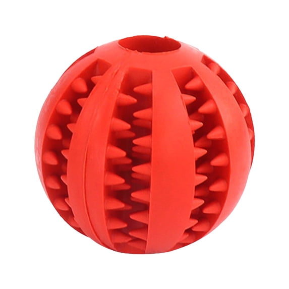 Nallwabiu Dog Treat Toy Ball Interactive Dog Toy, Indoor Play Training Chew Toy, Treat Dispensing Dental Cleaning Ball for Small Dogs