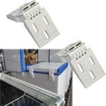 Nallwabiu Universal Freezer Hinge,Folding Freezer Door Hinge,Plastic