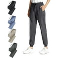 thumbnail image 1 of Nallywear Stretch Pants,Women's Soft Stretch Perfect Drape Casual Pants Over 50 with Pockets,Comfy Cooling Soft Drape Ice Silk Sweatpants Casual Sweatpants, 1 of 8