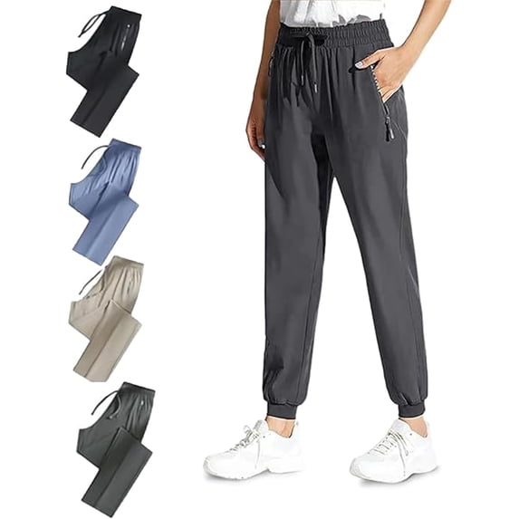 Stretch Pants for Women,Women's Soft Stretch Perfect Drape Casual Pants Over 50 with Pockets,Cooling Soft Drape Ice Silk Sweatpants Casual Sweatpants