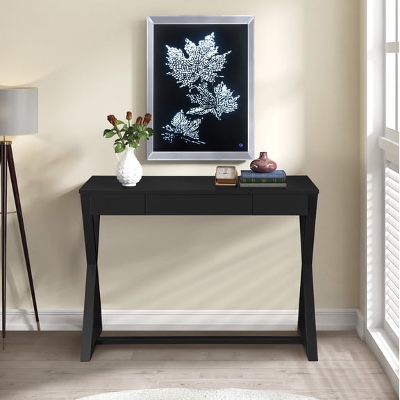 Nalo Charcoal Finish Console Table