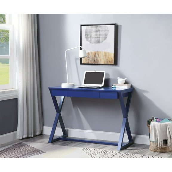 Nalo Writing Desk, Twilight Blue Finish OF00173