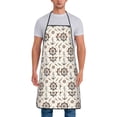 thumbnail image 1 of Naloa 1Pack Adjustable Bib Apron Waterdrop Resistant Cooking Kitchen Aprons for Women Men Chef, Anchors with Rope Print, 1 of 8
