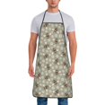 thumbnail image 1 of Naloa 1Pack Adjustable Bib Apron Waterdrop Resistant Cooking Kitchen Aprons for Women Men Chef, Bees And Chamomile Print, 1 of 5