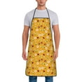 thumbnail image 1 of Naloa 1Pack Adjustable Bib Apron Waterdrop Resistant Cooking Kitchen Aprons for Women Men Chef, Bees And Ladybug Print, 1 of 5