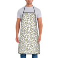 thumbnail image 1 of Naloa 1Pack Adjustable Bib Apron Waterdrop Resistant Cooking Kitchen Aprons for Women Men Chef, Ducky Print, 1 of 5