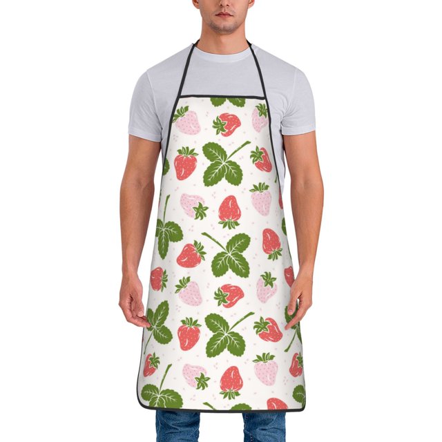 Naloa 1Pack Adjustable Bib Apron Waterdrop Resistant Cooking Kitchen