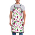 thumbnail image 1 of Naloa 1Pack Adjustable Bib Apron Waterdrop Resistant Cooking Kitchen Aprons for Women Men Chef, Tulips Flowers Print, 1 of 8
