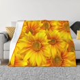thumbnail image 1 of Naloa 3D Sunflowers Flannel Blankets - Thick and Warm Blanket for Winter, Soft Fuzzy Plush King Blanket for All Seasons80"x60", 1 of 6