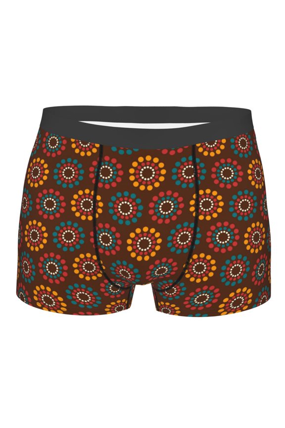 60s and 70s Aesthetic1 Print Mens Underwear - Boxers for Men, Classic Briefs for Men