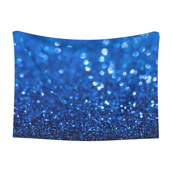 Naloa A Blue Glitter Dog Blanket, 3 Sizes Cat Blanket for Indoor Cats Large Medium Small Dog Gifts-Medium