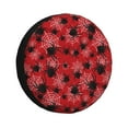 thumbnail image 1 of Naloa A Web With A Spider 1 PVC Leather Spare Tire Wheel Cover for Car Truck SUV Camper Trailer Universal Fit many size15 inch, 1 of 6