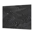 thumbnail image 1 of Naloa Abstract Black And White Waves Print Canvas Picture,Wall Pictures, Modern Decorative Poster,Art Prints for Bedroom, Toilet, 40 x 30 cm, Built-in Wooden Frame, 1 of 6