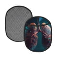 thumbnail image 1 of Naloa Abstract Botanical Heart Silicone Pot Holders, Oven Mitts Heat Resistant Hot Pads, Non Slip Pot Holder for Kitchen Baking and Cooking 9.4 x 7.5 Inches, 1 of 7