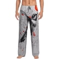 thumbnail image 1 of Naloa Abstract Geometric Hummingbird Pajama Pants Men, PJ Bottoms, Sleep & Lounge Pants-X-Large, 1 of 6