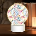 thumbnail image 1 of Naloa Abstract Marble Texture Acrylic LED Night Light Custom LED Lights Personalized Nightlight Customized Gifts for Family Couples Friends, 1 of 9