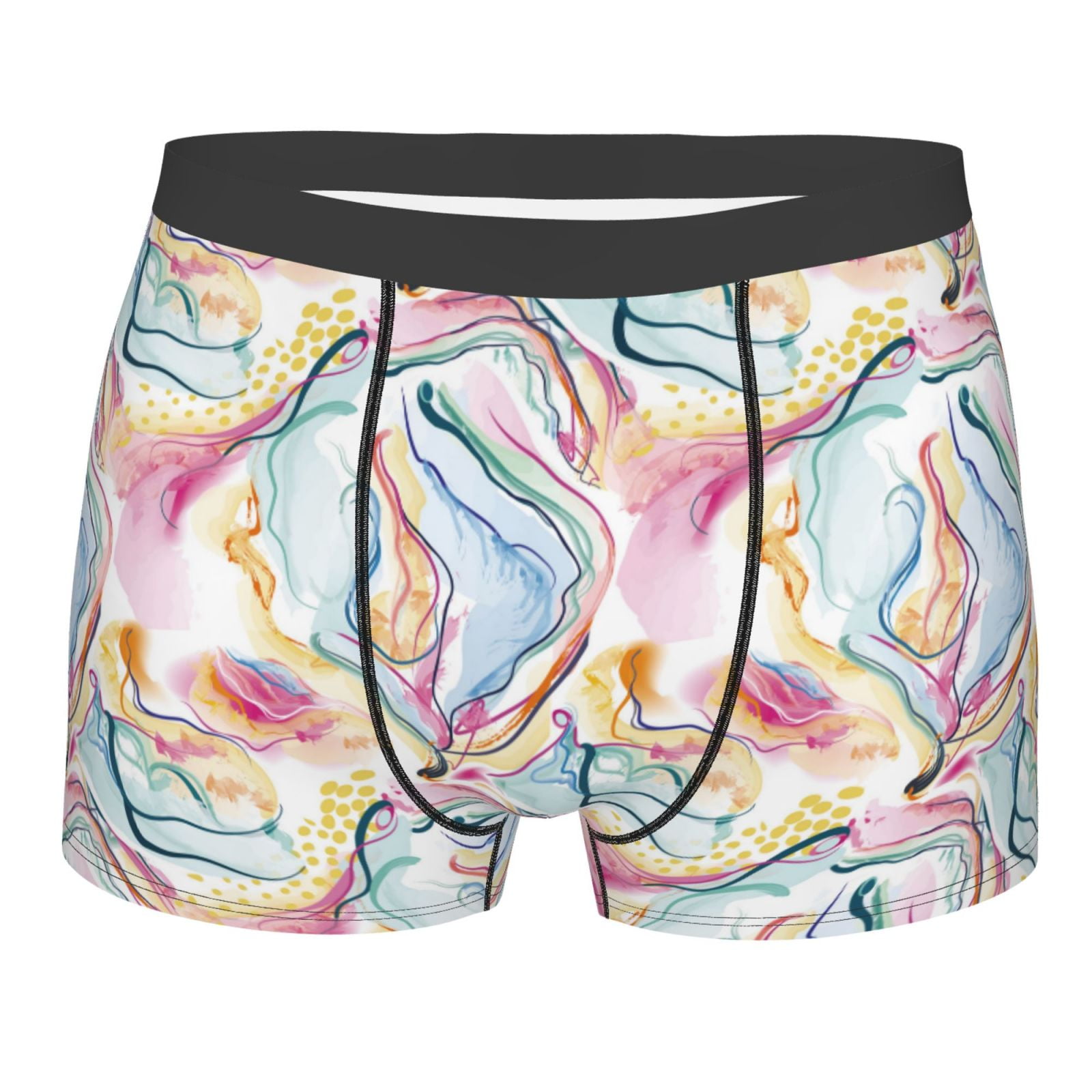 Naloa Abstract Marble Texture Print Mens Underwear - Boxers for Men ...