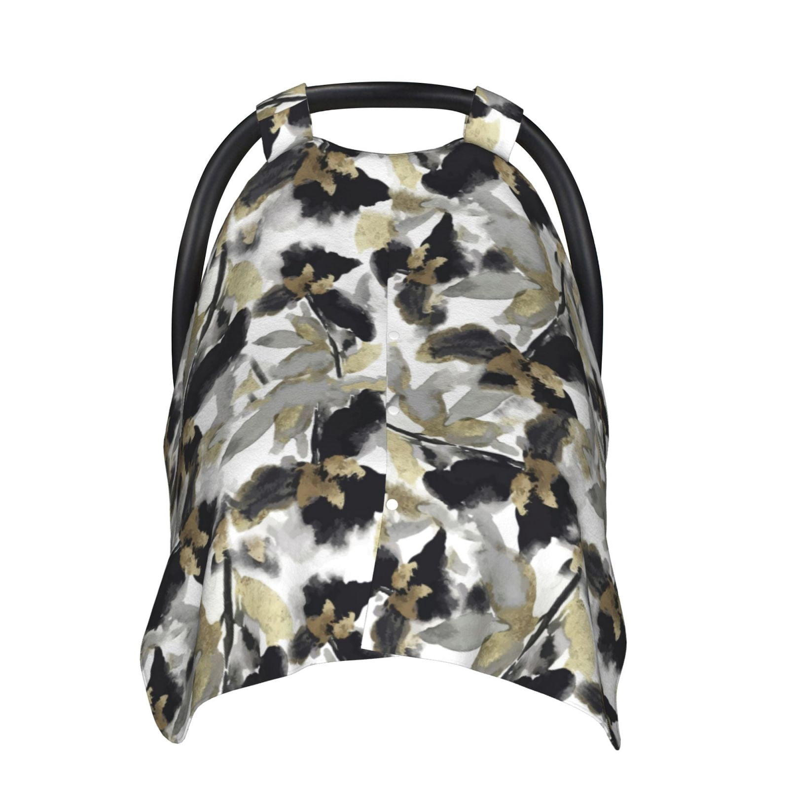 Naloa Abstract Watercolor Baby Car Seat Cover, Breathable Baby Carrier Cover, Multiuse Baby Carrier Cover & Nursing Breastfeeding Cover