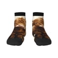 thumbnail image 1 of Naloa Adorable Calf Butterflies Champagne Ankle Socks for Women Non Slip Socks No Show Socks Classic Low Cut Casual Socks Casual Socks, 1 of 7