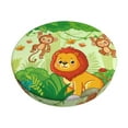 thumbnail image 1 of Naloa African Animals in the Jungle Round Bar Stool Cushion Cover 12-14 inch, Fits Kitchen, Office, Restaurant Chairs - 12 inch, 1 of 7
