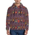 thumbnail image 1 of Naloa African Women Men's Casual Hooded Collar Drawstring Hoodies Pullover Sweatshirts Casual Long Sleeve Shirts-XX-Large, 1 of 7