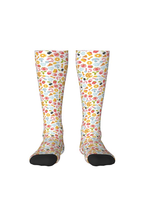 Afternoon Tea Thigh High Socks Extra Long Stretchy Sock Women Over Knee High Opaque Stocking Daily Wear