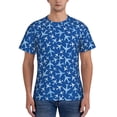 thumbnail image 1 of Naloa Airplanes in the Sky Men's T-Shirt Sport T-shirt Men's Basic Tee Casual Men's Shirt, Round Neck, Short Sleeves - Medium, 1 of 5