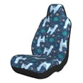 thumbnail image 1 of Naloa Alpaca Astronaut in Space Car Seat Covers 2PCs Front Car Seat Covers Universal fit for Most Cars SUVs and Trucks - 1, 1 of 5