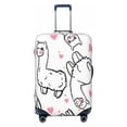 thumbnail image 1 of Naloa Alpacas and Hearts Elastic Suitcase Protector, Travel Suitcase Protector Cover Fits 18-32in Suitcase - Large, 1 of 9
