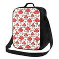 thumbnail image 1 of Naloa Amanita Red Mushroom Lunch box Lunch bag for men women Large capacity Lunchbox Insulated Lunch bag Lunch box cooler, 1 of 7