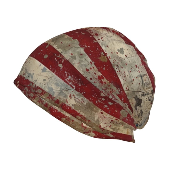 Naloa American Flag1 Beanie for Men Women Knitted Unisex Winter Hat Beanies Cap Knit Cuffed Beanies Hats