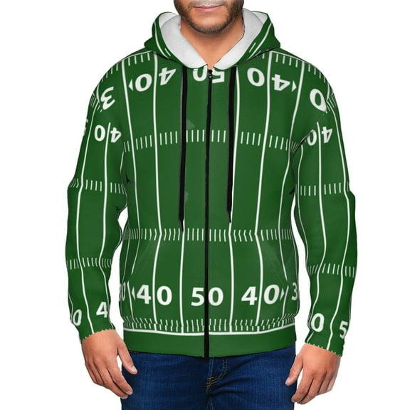 Naloa American Football Field1 Men’s Hoodies, Zip up Hoodie, Sweatshirts,Hoodies for Men Sizes S-3XL-XX-Large