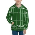 thumbnail image 1 of Naloa American Football Field1 Teenage Zipper Hoodie, Long Sleeve Zip Up Hoodies Casual Jackets Tops for 7-12 Years-Medium, 1 of 6